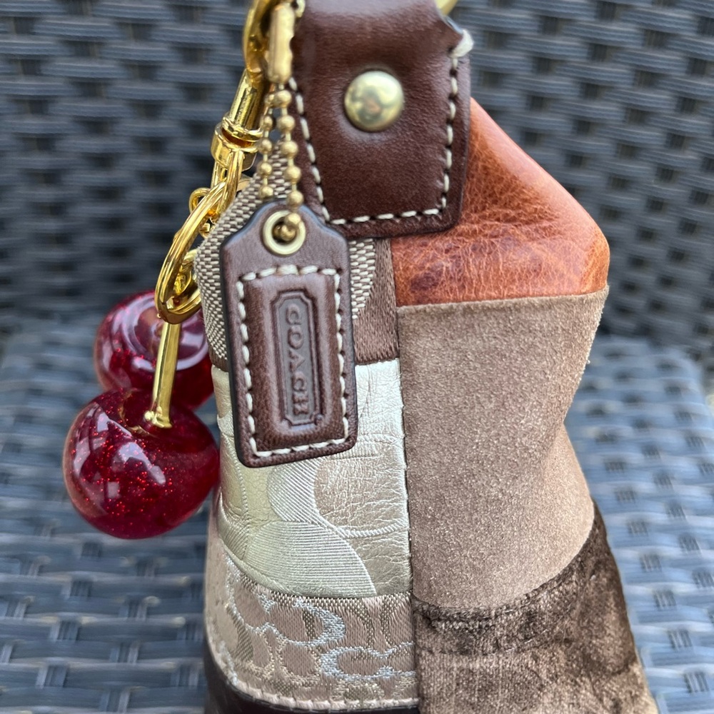 Coach Mini Multicolor Patchwork Shoulder Bag - image 5